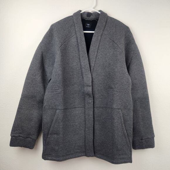 Lahgo Lunya Restore Double Faced Cardigan in Gray Size Small NWOT - Picture 1 of 9